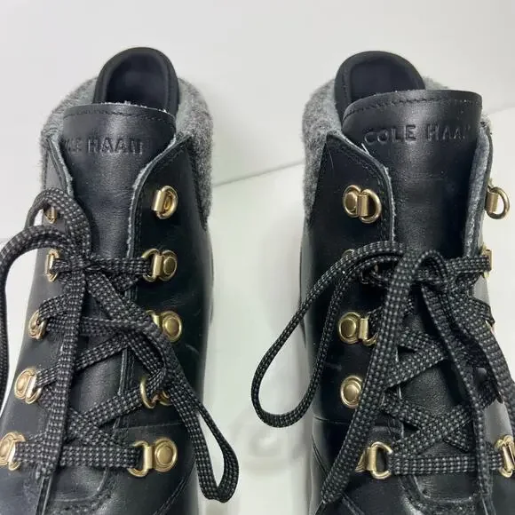 Cole Haan Nantucket Rugged Waterproof Leather Boots Size 10 - Picture 3 of 9